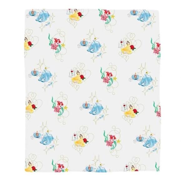 DISNEY HALLMARK PRINCESS THROW BLANKET NWOT - Picture 1 of 11